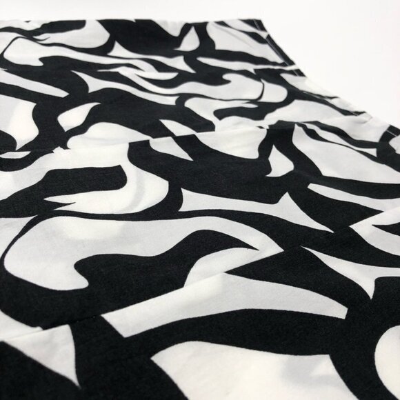 CARAMELU Black & White Abstract Swirl Flared Girly Summer Skirt SIZE 9/10 - Picture 8 of 13